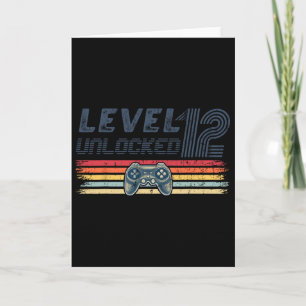 Level 12 freigeschaltet Videospiel 12. Geburtstag  Karte