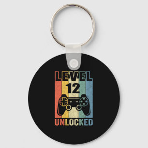 Level 12 freigeschaltetes Shirt Lustiger Videospie Schlüsselanhänger