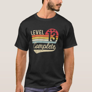 Level 13 abgeschlossen 13. Hochzeitsjubiläum 13 Ja T-Shirt