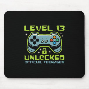 Level 13 freigeschaltet Offizieller Teenager 13. G Mousepad