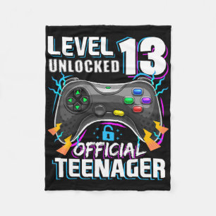 Level 13 freigeschaltet Offizielles Teenager-Video Fleecedecke