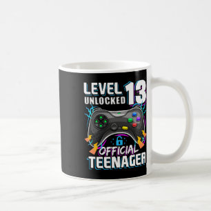 Level 13 freigeschaltet Offizielles Teenager-Video Kaffeetasse