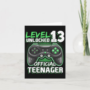 Level 13 freigeschaltet Offizielles Teenager-Video Karte