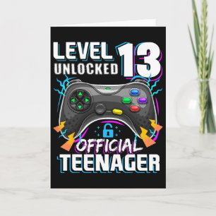 Level 13 freigeschaltet Offizielles Teenager-Video Karte