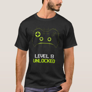 Level 13 Unlock Gaming 13. Geburtstag Gamer T-Shirt