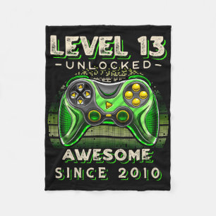 Level 13 Unlock Video Game 13. Geburtstag 13 Jahre Fleecedecke