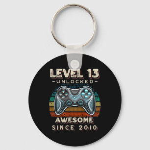 Level 13 Unlock Video Game 13. Geburtstag 13 Jahre Schlüsselanhänger