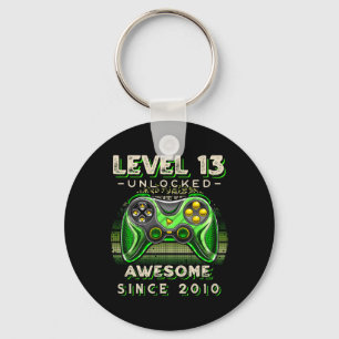 Level 13 Unlock Video Game 13. Geburtstag 13 Jahre Schlüsselanhänger