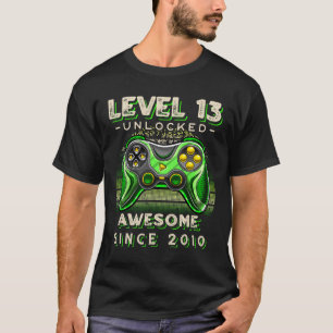 Level 13 Unlock Video Game 13. Geburtstag 13 Jahre T-Shirt
