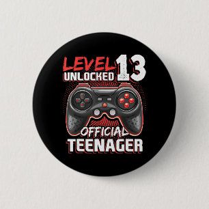 Level 13 Unlocked Offial Teenager Video Game 13t Button