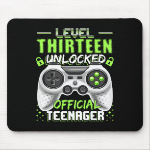 Level 13 Unlocked Offial Teenager Video Game 13t Mousepad