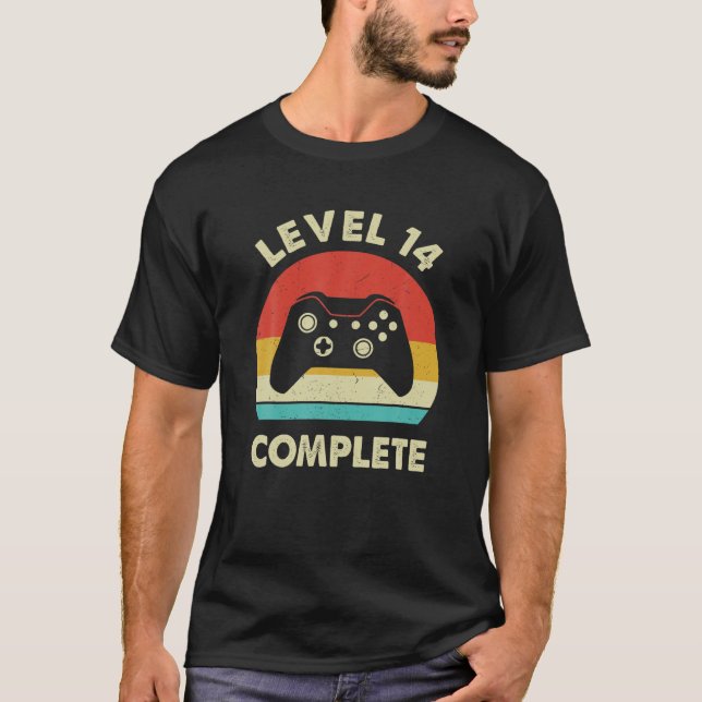Level 14 Complete Video Gamer - 14. T-Shirt (Vorderseite)