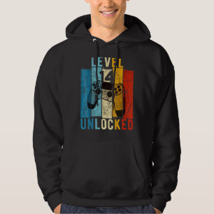 Level 14 Unlock Video Gamer 14 Jahre alt 14. Bir Hoodie