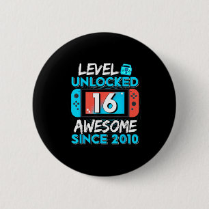 Level 16 freigeschaltet Großartig Seit 2010 16. Ge Button