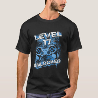 Level 17 Unlock Gaming Gamer T-Shirt