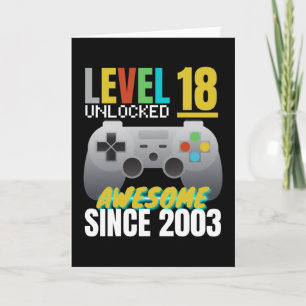 Level 18 freigeschaltet Awesome seit 2003 Karte