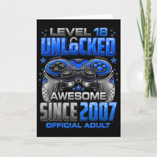 Level 18 freigeschaltet Awesome seit 2007 18. Gebu Karte