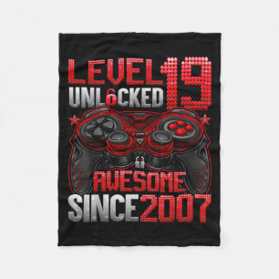 Level 19 freigeschaltet 19 Jahre alte Jungen 19. G Fleecedecke