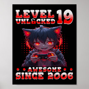 Level 19 freigeschaltet Großartig Seit 2006 19. Ge Poster