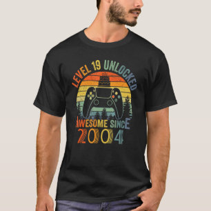 Level 19 Unlock Video Gamer 19 Jahre alt 19 Birt T-Shirt