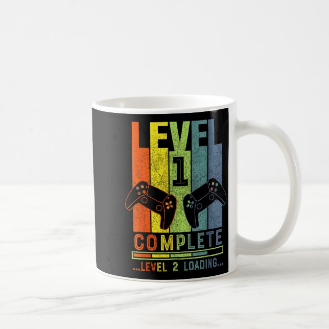 Level 1 Complete Gamer Gift 1 Years Wedding Annive Kaffeetasse (Rechts)