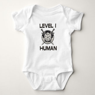 Level 1 Human Gaming Baby Strampler