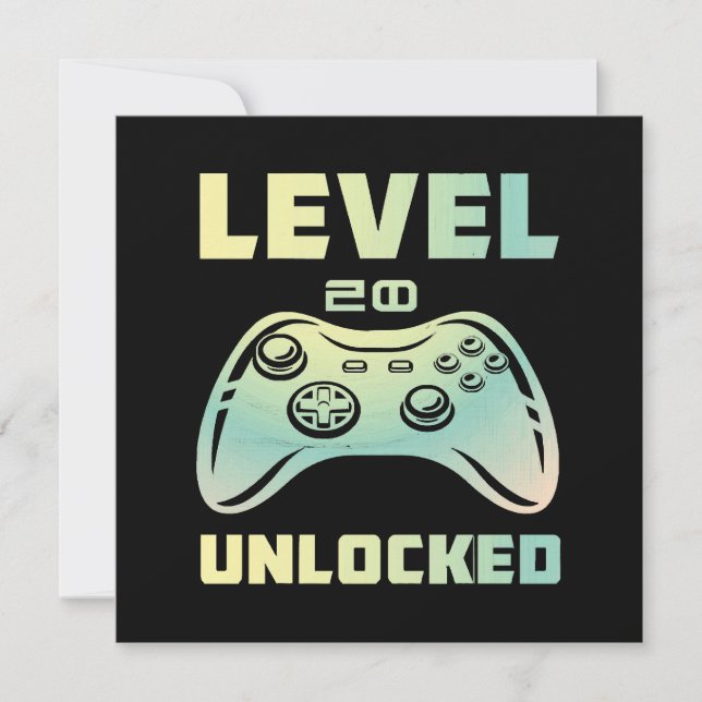 Level 20 freigeschaltet (Vorderseite)