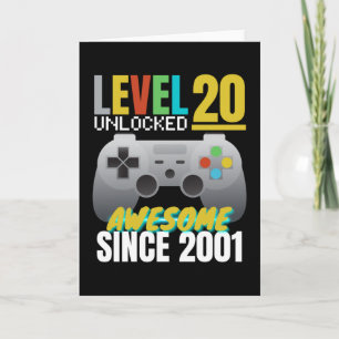 Level 20 Freigeschaltet Awesome seit 2001 Karte