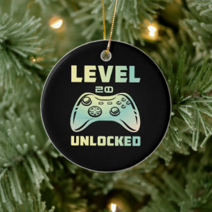 Level 20 freigeschaltet keramik ornament