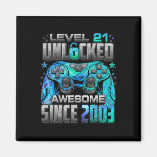 Level 21 freigeschaltet Großartig seit dem 21. Geb Magnet