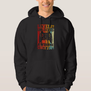 Level 21 Unlocks Videospiel 21 Geburtstag Hoodie