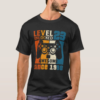Level 23 Unlock Video Gamer 23 Jahre alt Birthda T-Shirt