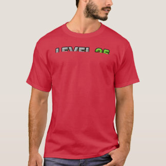 Level 25 freigeschaltet Awesome seit 998 25. Gebur T-Shirt