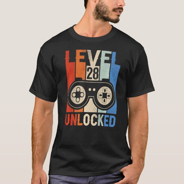 Level 28 Unlocks Shirt Gamer 28. Bir (Vorderseite)