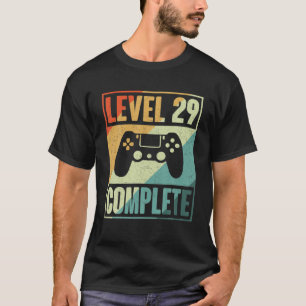 Level 29 Complete Video Gamer - 29. Wedding Anive T-Shirt
