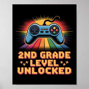 Level 2. Klasse freigeschaltet Zurück zur Schule E Poster