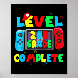 Level 2. Klasse Vollständiger Letzter Schultag Vid Poster