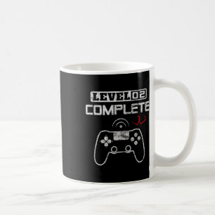 Level 2 komplett 2. Hochzeitsjubiläum Videospiel Kaffeetasse