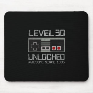 Level 30 freigeschaltet 30. Geburtstag 30 Jahre al Mousepad