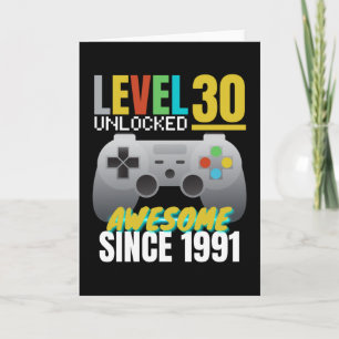Level 30 freigeschaltet Awesome seit 1991 Karte