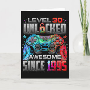 Level 30 freigeschaltet Awesome seit 1995 30. Gebu Karte