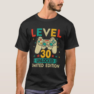 Level 30 Unlock Game Controller 30H Geburtstagsges T-Shirt