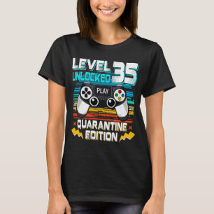 Level 35 Unlock Game Controller 35. Geburtstag T-Shirt