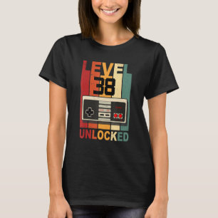 Level 38 Unlock Video Gamer 38. Geburtstag T-Shirt