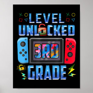 Level 3. Klasse freigeschaltet Zurück zur Schule E Poster