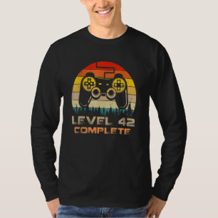 Level 42 erreicht  Feiern Sie Ihren 42. Hochzeitst T-Shirt