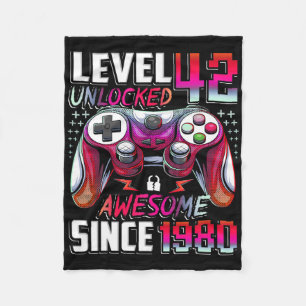 Level 42 freigeschaltet Erstaunlich seit 1980 42. Fleecedecke
