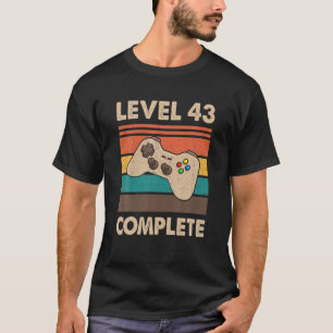 Level 43 Complete Video Gamer - 43. Wedding Anive T-Shirt