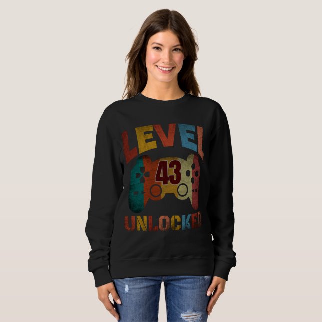 LEVEL 43 FREIGESCHALTET SWEATSHIRT (Vorne ganz)