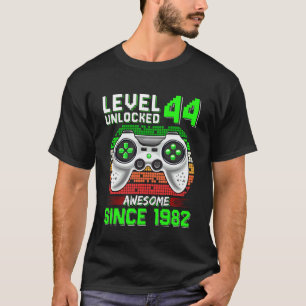 Level 44 freigeschaltet Großartig Seit 1982 Videos T-Shirt